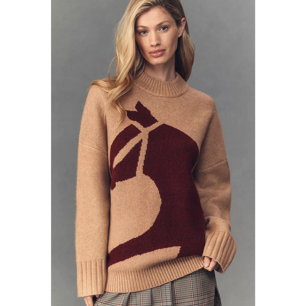 NWOT Corey Lynn Calter x Anthropologie Horse Icon Pullover Sweater
